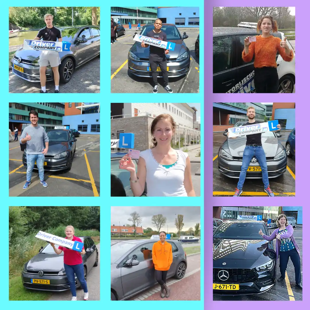 Rijscholen Den Haag foto met leerlingen van Driver Company