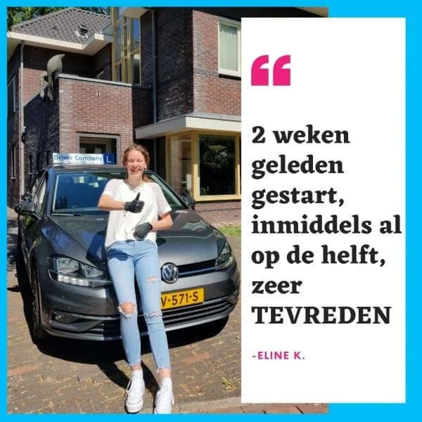Rijschool leerling van Driver Company voor rijlessen in Den Haag